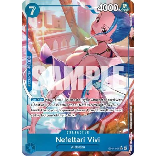 Nefeltari Vivi (Alternate Art) EB04-025 SR The Azure Sea’s