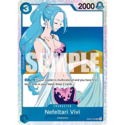 Nefeltari Vivi EB02-026 SR Extra Booster: Anime 25th