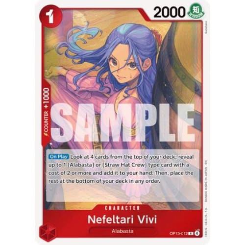 Nefeltari Vivi OP13-012 R Carrying On His Will Foil - Single