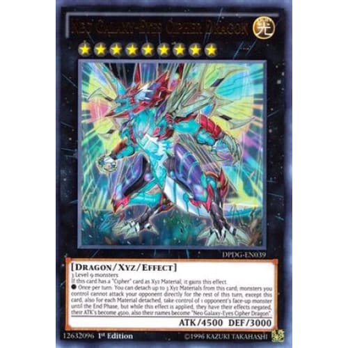 Neo Galaxy-Eyes Cipher Dragon (DPDG-EN039) Ultra Rare 1st