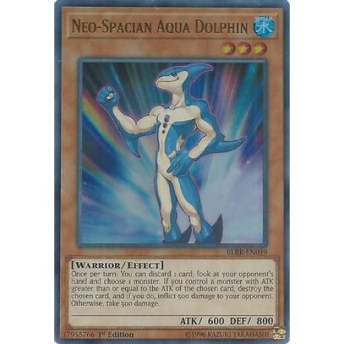 Neo-Spacian Aqua Dolphin (BLRR-EN049) Ultra Rare 1st