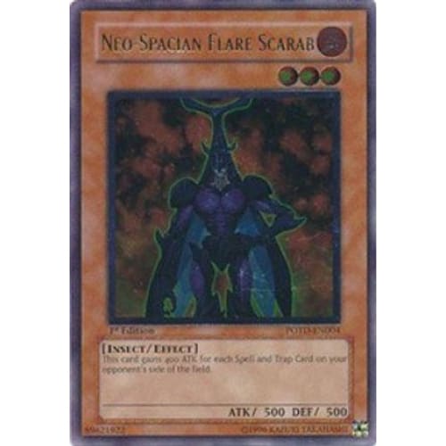 Neo-Spacian Flare Scarab (UTR) (POTD-EN004) Ultimate Rare