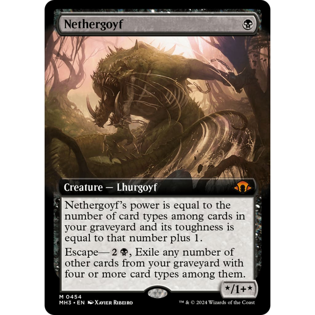 Nethergoyf (MH3-454): (Extended Art) - Single