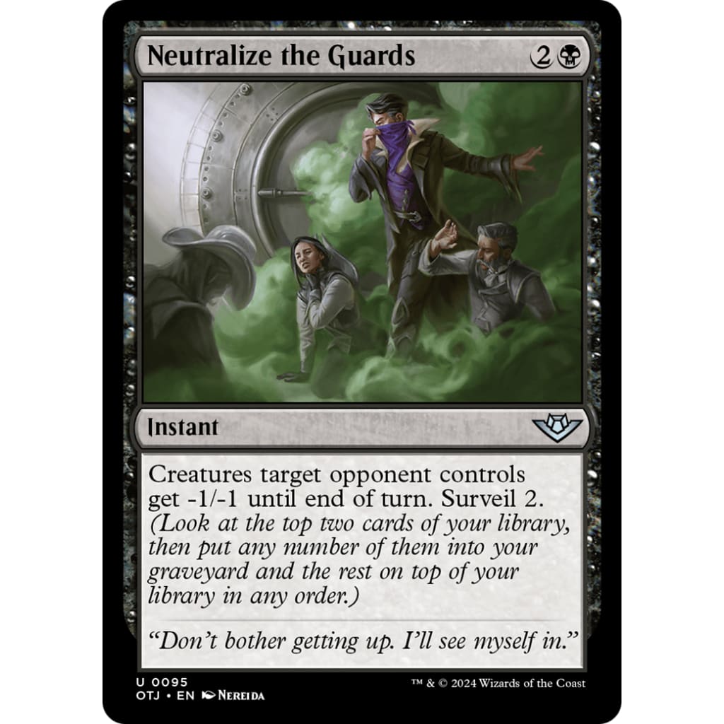 Neutralize the Guards (OTJ-095) Foil - Single