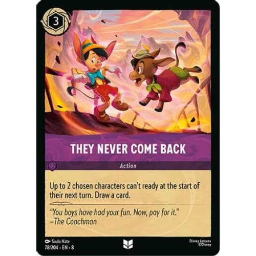 They Never Come Back (78/204) - Reign of Jafar Cold Foil
