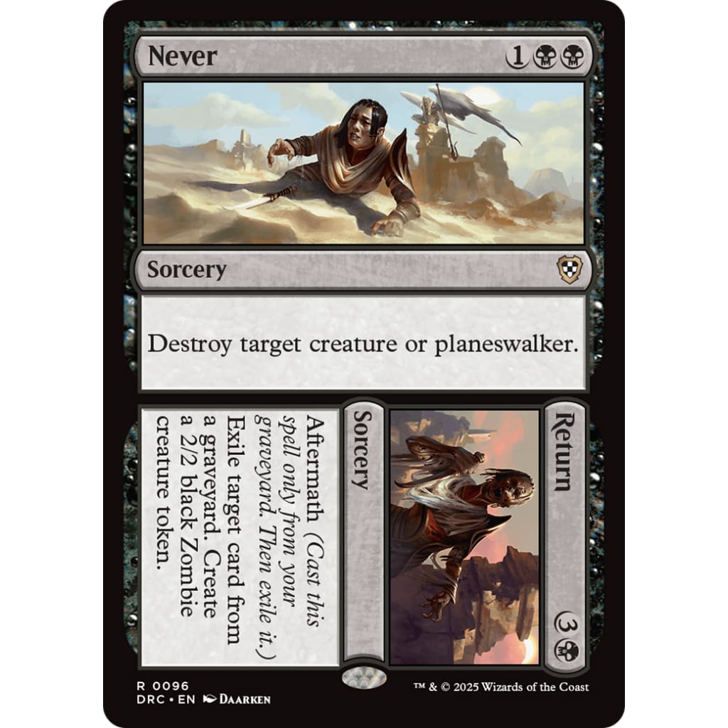 Never // Return (DRC-096) Foil - Single