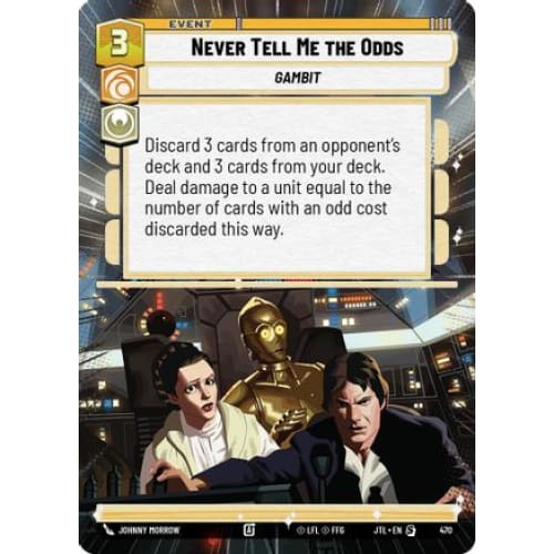 Never Tell Me the Odds (Hyperspace) (470) - Single