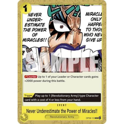 Never Underestimate the Power of Miracles!! OP09-116 C