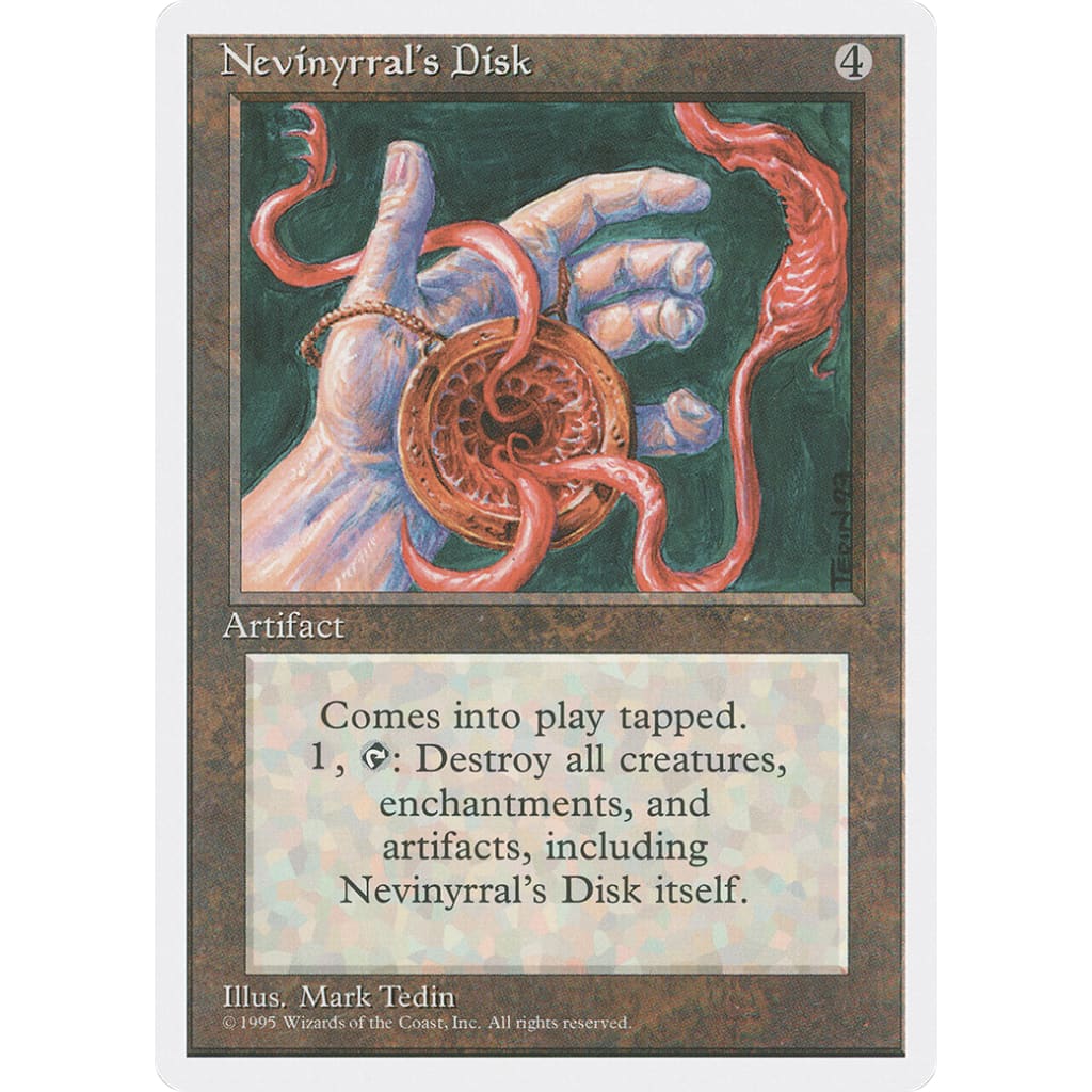 Nevinyrral’s Disk (4ED-338) - Single