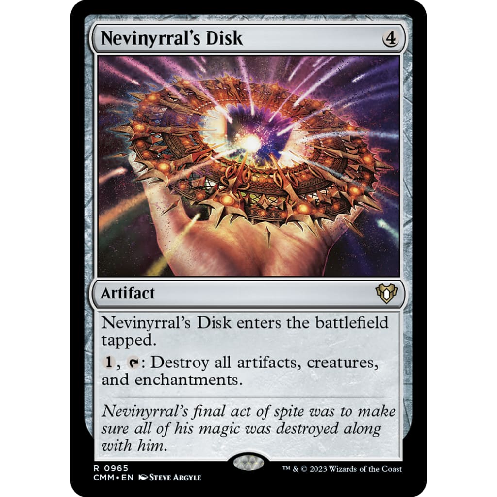 Nevinyrral’s Disk (CMM-965) Foil - Single