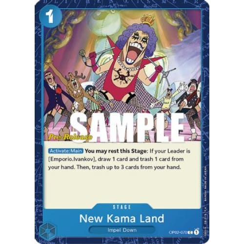 New Kama Land OP02-070 C Paramount War Pre-Release Cards