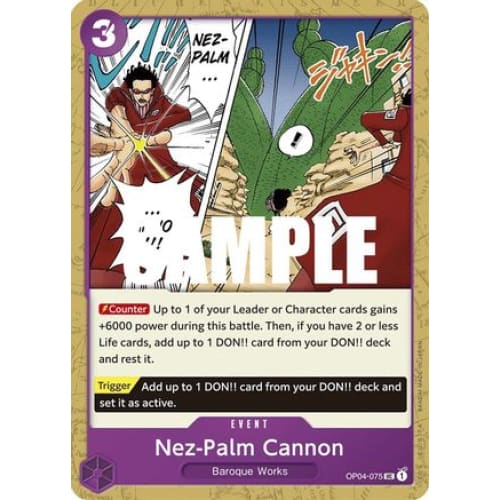 Nez-Palm Cannon OP04-075 UC Kingdoms of Intrigue - Single