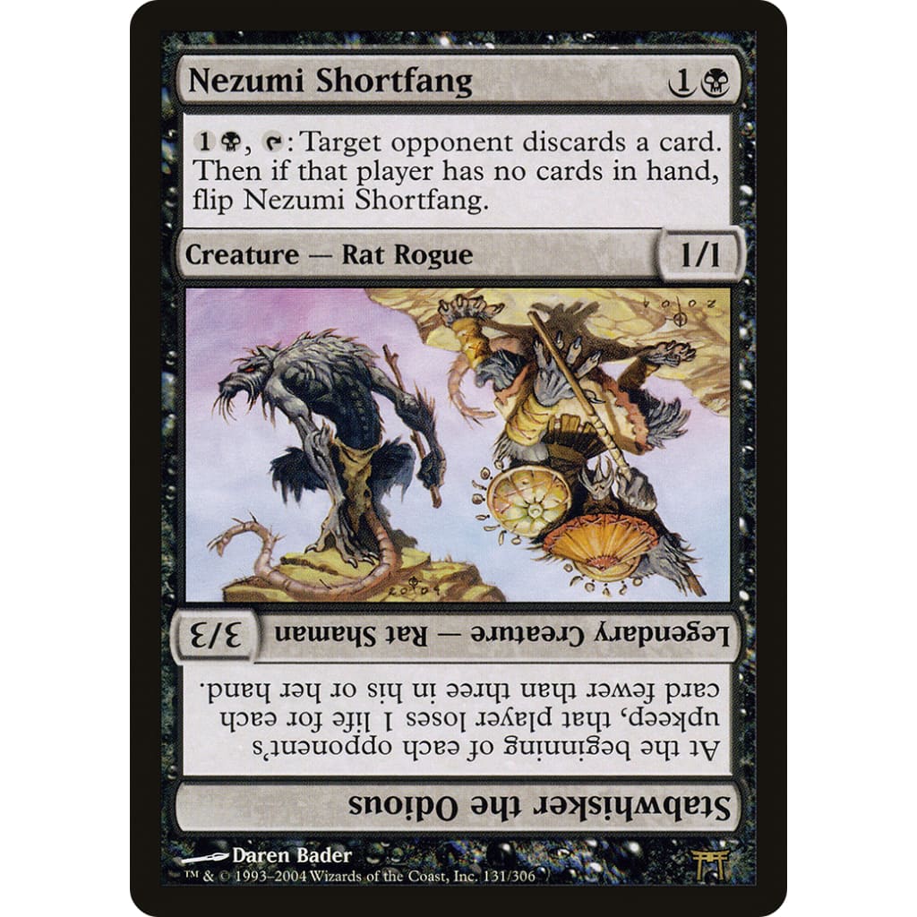 Nezumi Shortfang // Stabwhisker the Odious (CHK-131)