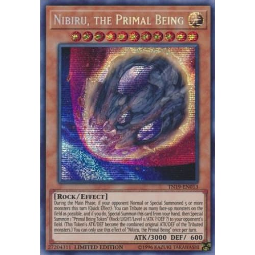 Nibiru the Primal Being (TN19-EN013) Prismatic Secret Rare