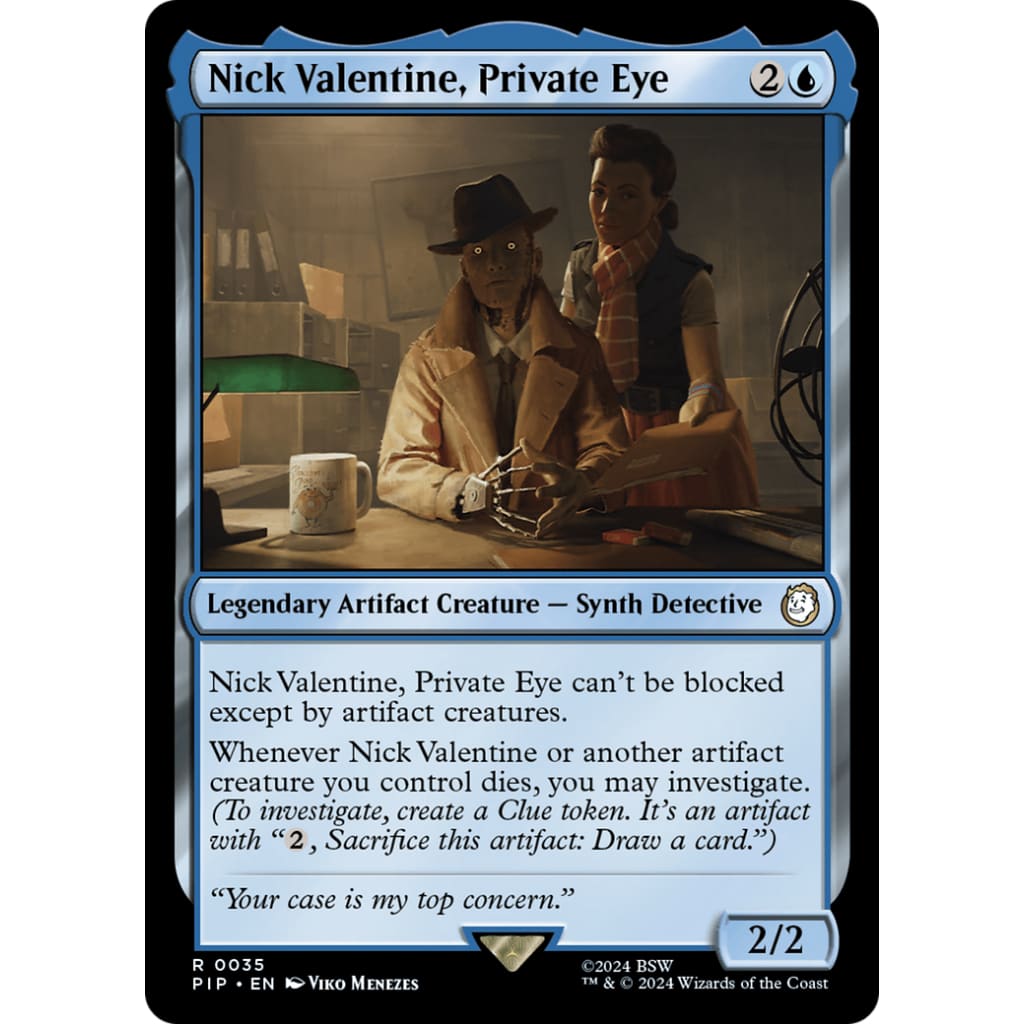 Nick Valentine Private Eye (PIP-035) Foil - Single