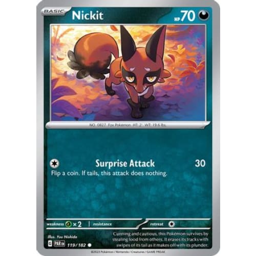 Nickit (119) Common Reverse Holofoil - Single