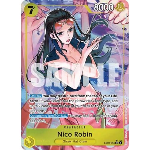 Nico Robin (055) (Alternate Art) EB03-055 SR Extra Booster: