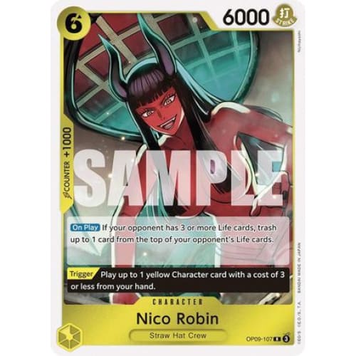 Nico Robin (107) OP09-107 R Emperors in the New World Foil