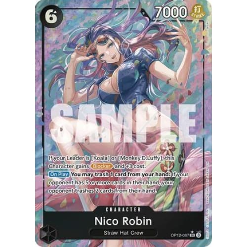 Nico Robin (Alternate Art) OP12-087 SR Legacy of the Master