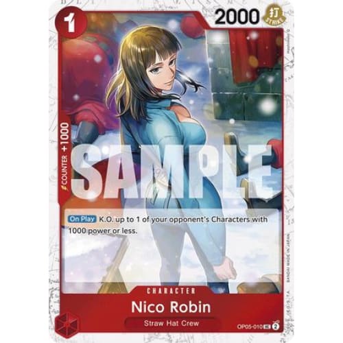 Nico Robin (Jolly Roger Foil) OP05-010 UC Premium Booster