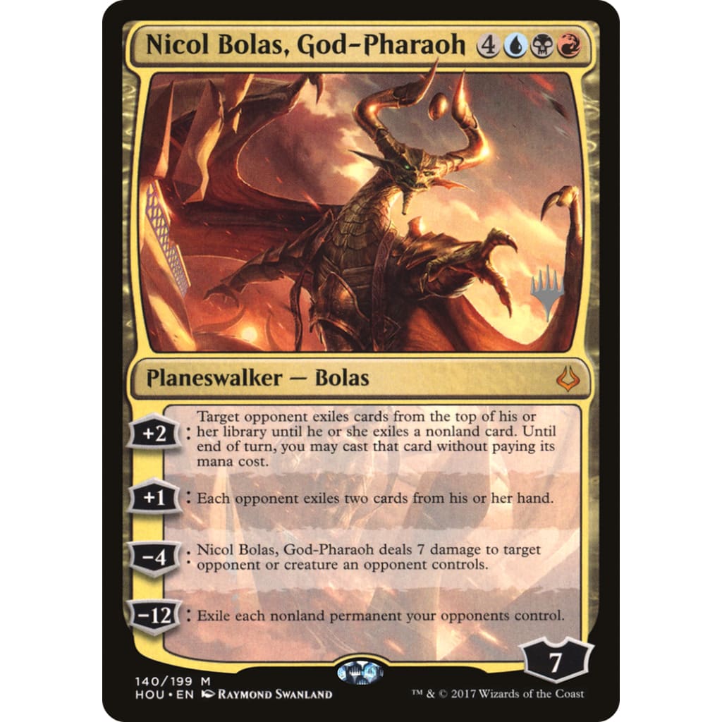 Nicol Bolas God-Pharaoh (PHOU-140P) Foil - Single