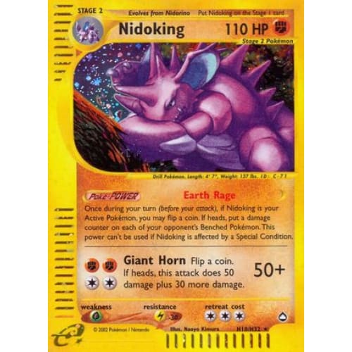Nidoking (H18/147) Holo Rare Holofoil - Single