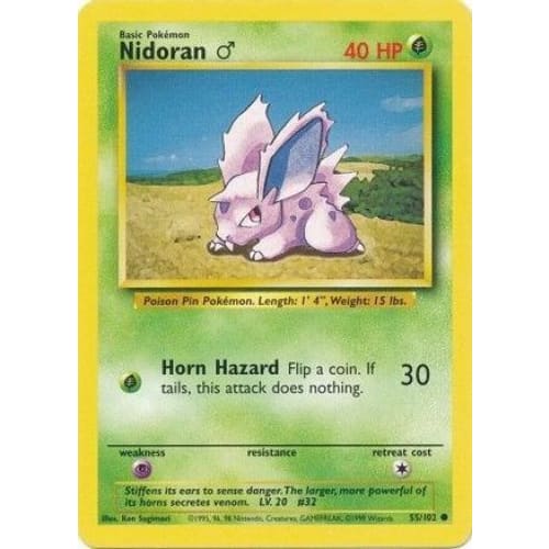 Nidoran ♂ (055/102) Common Unlimited - Single