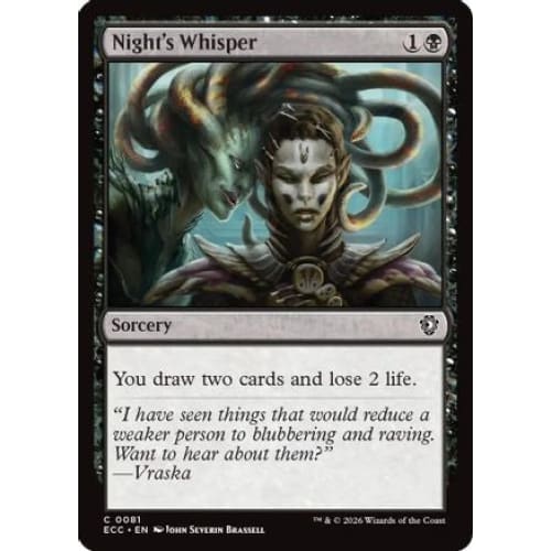 Night’s Whisper (ECC-081) - Single