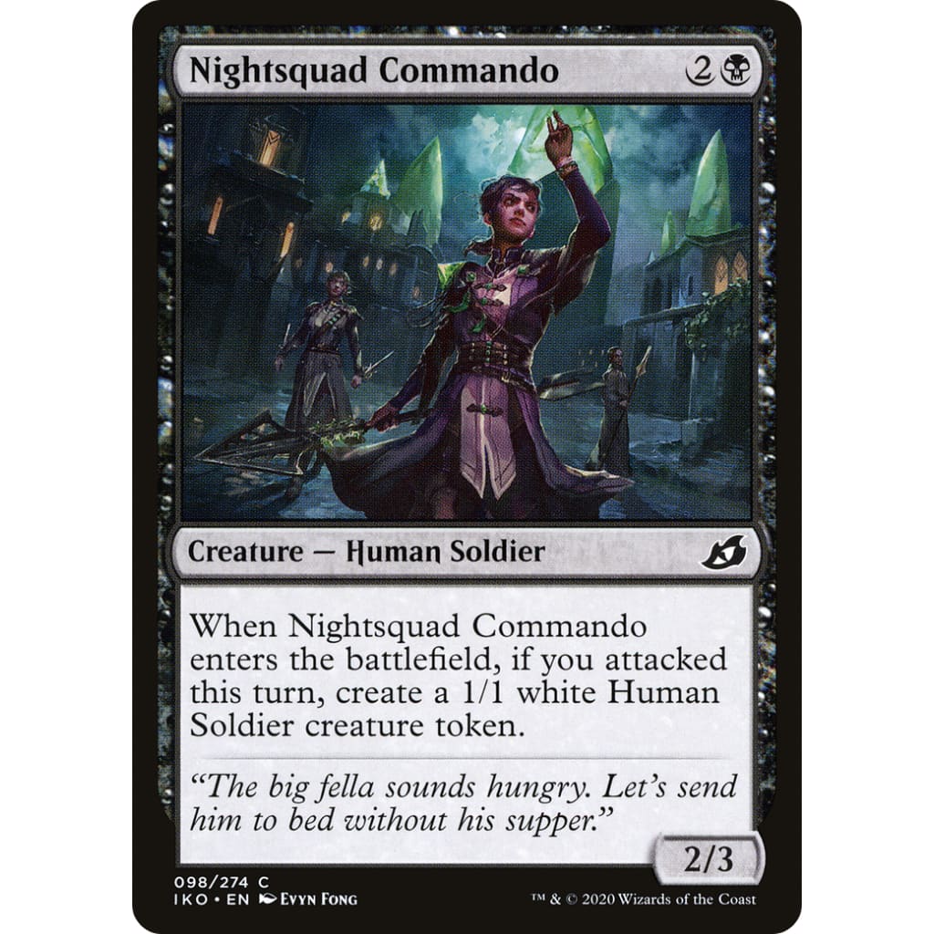 Nightsquad Commando (IKO-098) Foil - Single