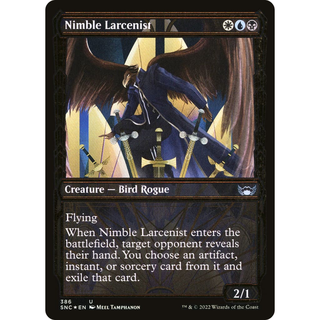 Nimble Larcenist (SNC-386): (Showcase) Foil - Single