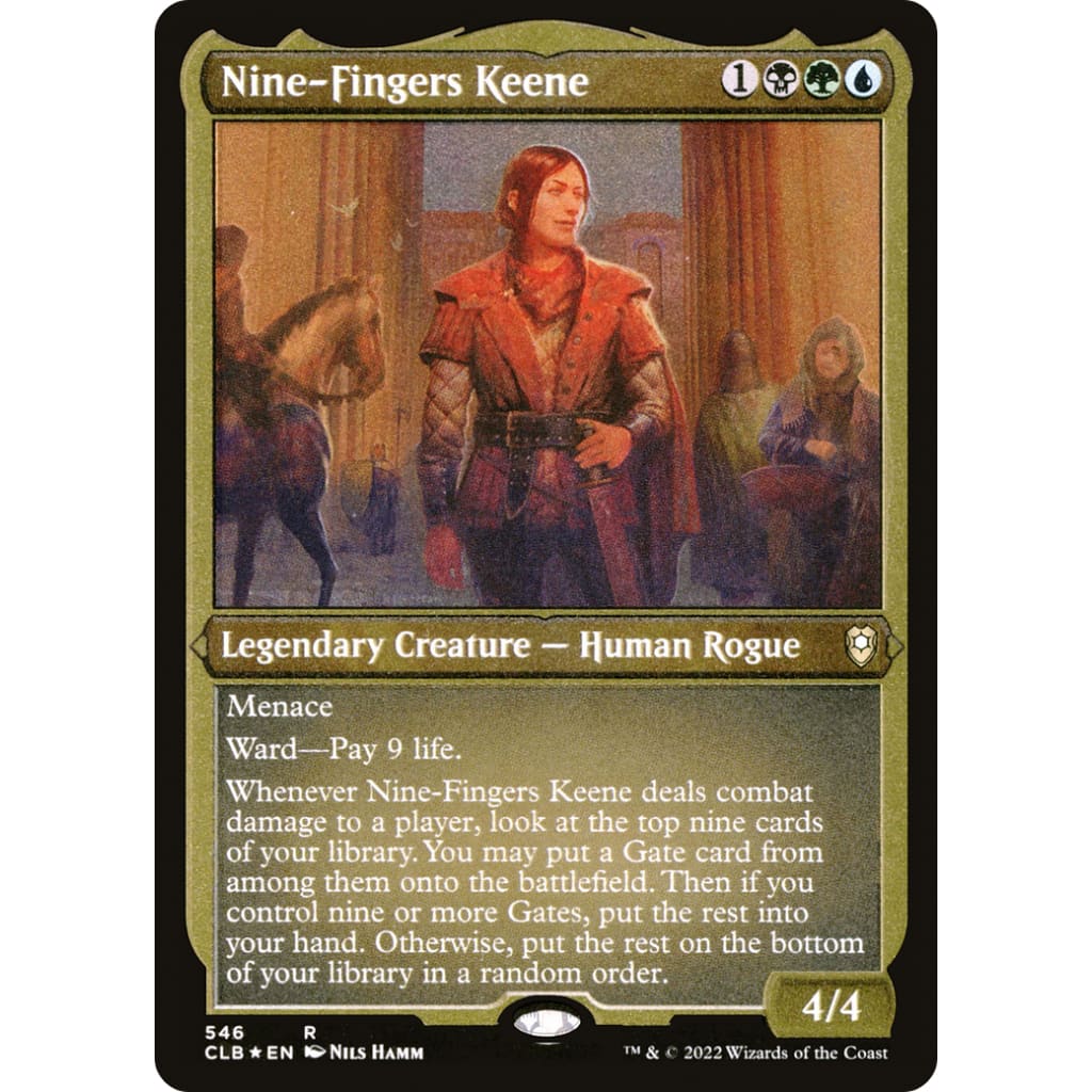 Nine-Fingers Keene (CLB-546) Etched Foil - Single