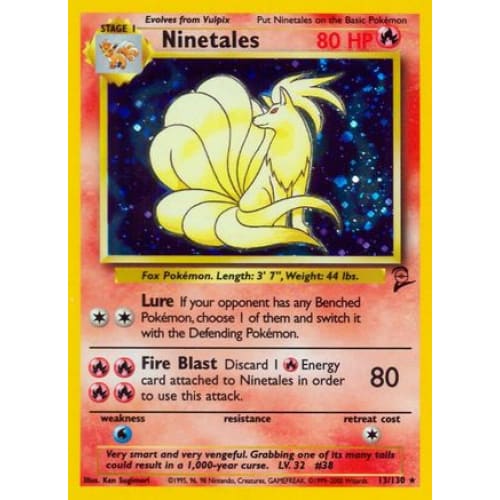 Ninetales (013/130) Holo Rare Holofoil - Single