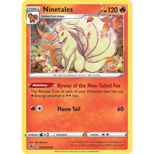 Ninetales (031/264) Uncommon - Single