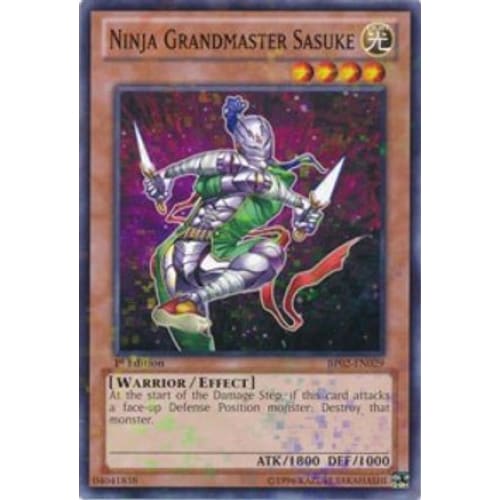 Ninja Grandmaster Sasuke (Mosaic Rare) (BP02-EN029) Mosaic