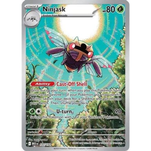 Ninjask - 137/132 (137) Shiny Rare Holofoil - Single