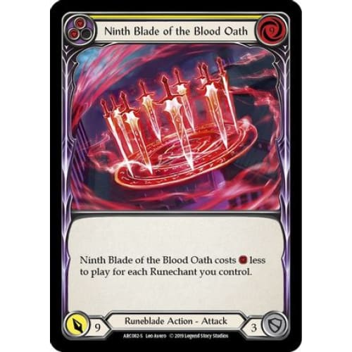 Ninth Blade of the Blood Oath (ARCANE RISING) 1st Edition
