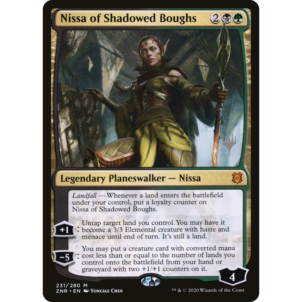 Nissa of Shadowed Boughs (PZNR-231P) - Single