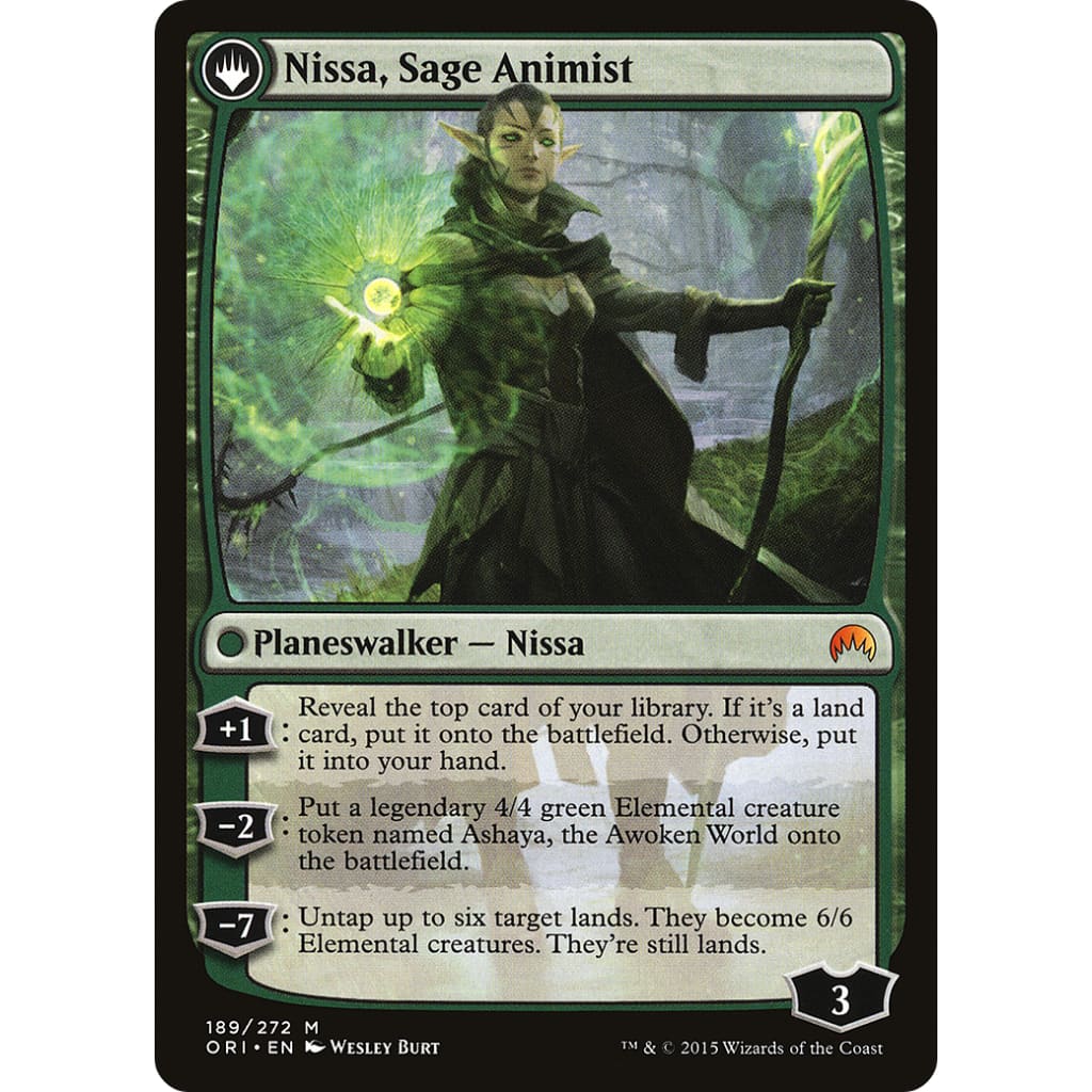 Nissa Vastwood Seer // Sage Animist (ORI-189):