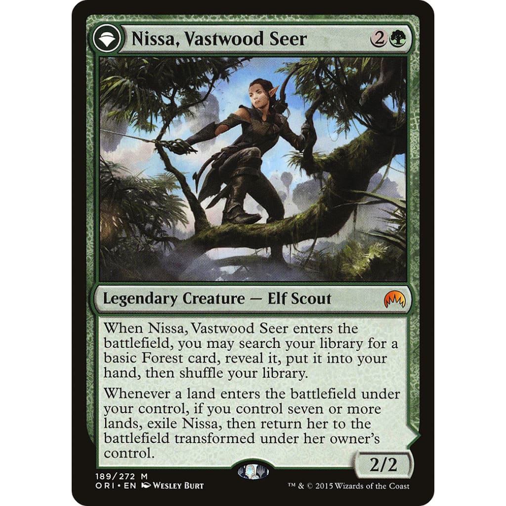 Nissa Vastwood Seer // Sage Animist (ORI-189):