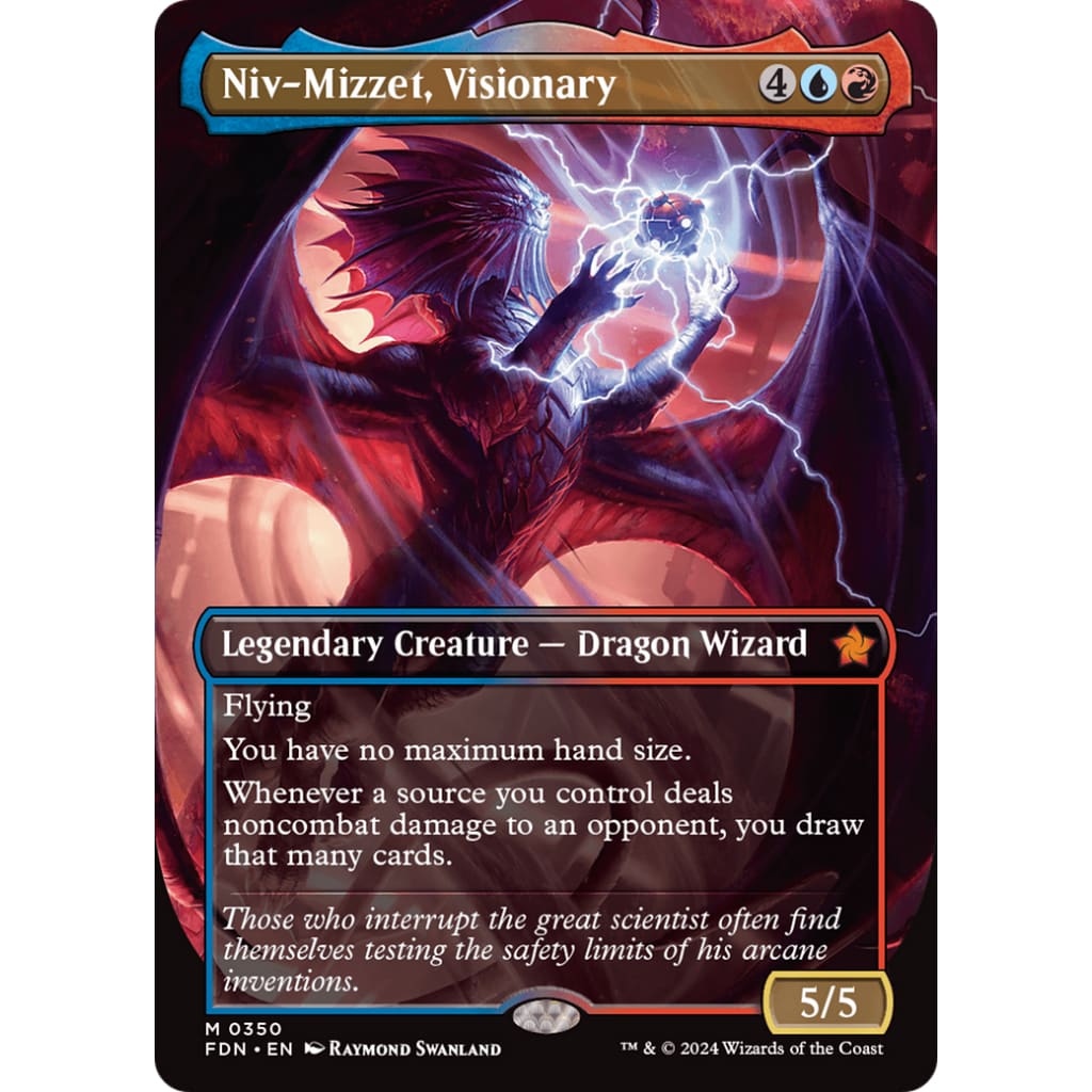 Niv-Mizzet Visionary (FDN-350) (Borderless) - Single