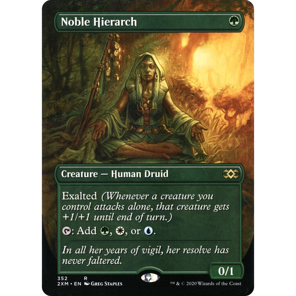 Noble Hierarch (2XM-352) (Borderless) - Single