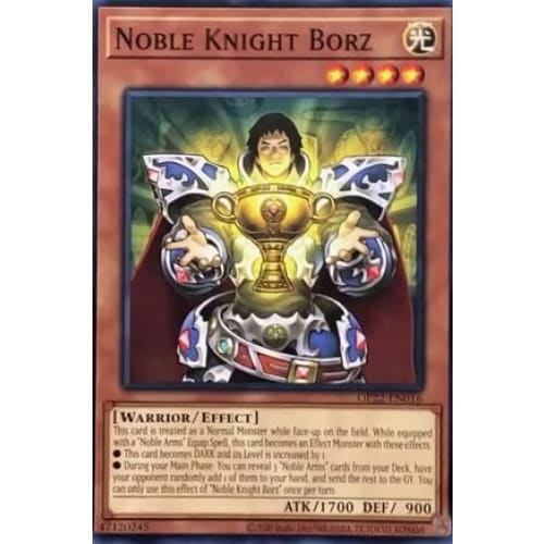 Noble Knight Borz - OP22-EN016 Common Unlimited - Single
