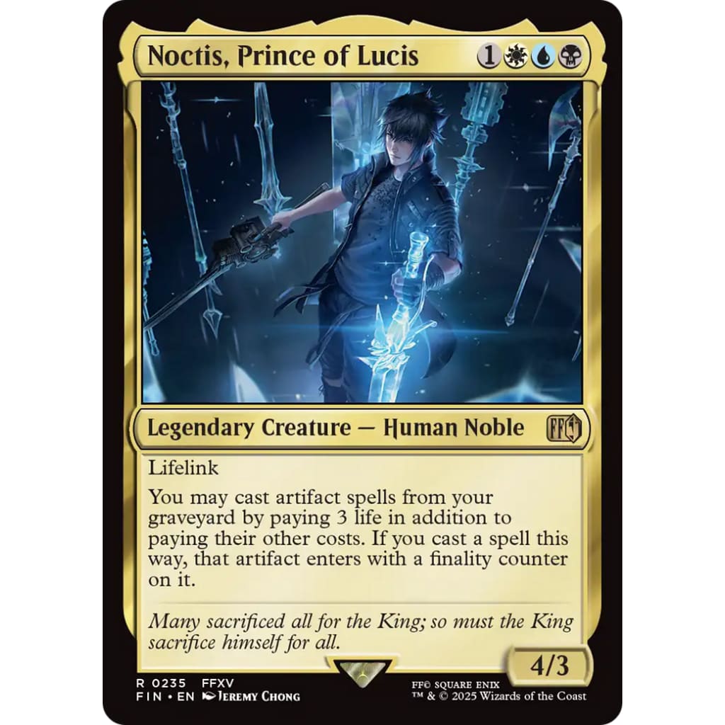 Noctis Prince of Lucis (FIN-235) Foil - Single