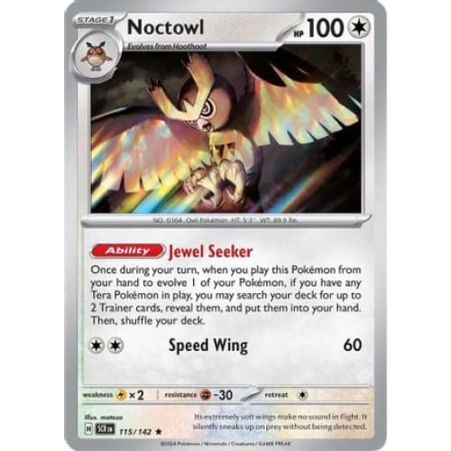 Noctowl (115) Rare Classic Holofoil - Single