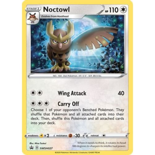 Noctowl (SWSH027) Promo Holofoil - Single