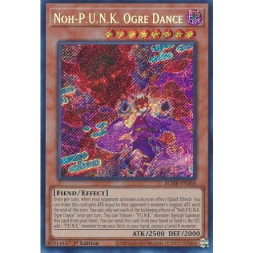 Noh-P.U.N.K. Ogre Dance - BLMR-EN064 Secret Rare 1st