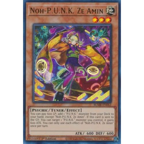 Noh-P.U.N.K. Ze Amin - BLMR-EN062 Ultra Rare 1st Edition