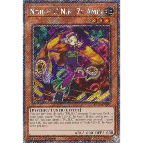 Noh-P.U.N.K. Ze Amin (Platinum Secret Rare) - RA04-EN293