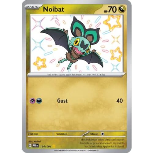 Noibat (194) Shiny Rare Holofoil - Single