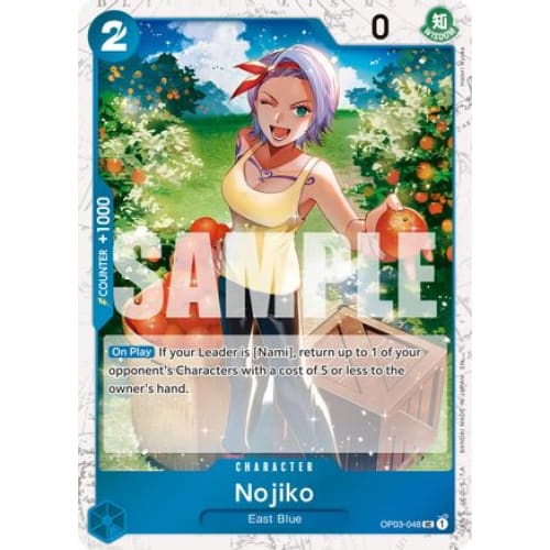 Nojiko (Pirate Foil) OP03-048 UC Premium Booster -The Best-